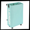 Foldable Laundry Basket With Wheels For Easy Transport And Space Saving