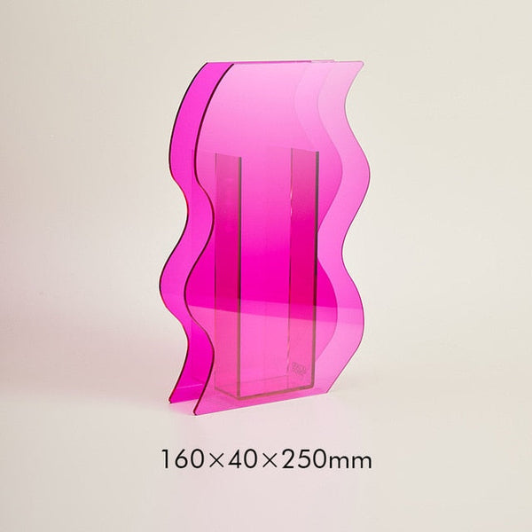 Prism Light Acrylic Vase & Desktop Accent