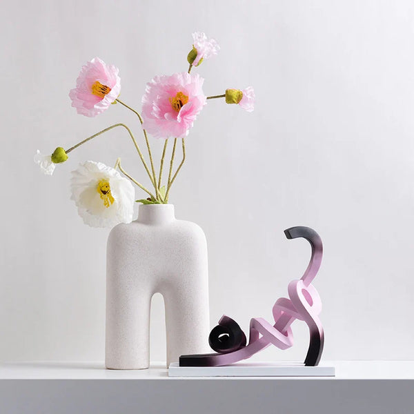 Purr Kitten Gradient Ceramic Figurine