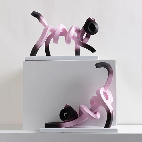 Purr Kitten Gradient Ceramic Figurine