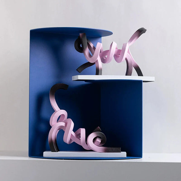 Purr Kitten Gradient Ceramic Figurine