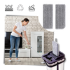 Replacement Mop Pack With Absorbent Durable Heads For Lasting Cleaning