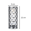 Crystal Table Lamp With Ambient Glow Elevating Room Ambiance