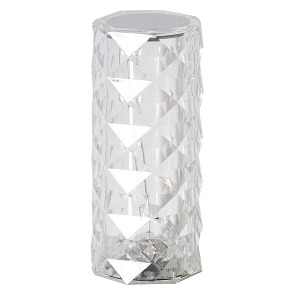 Crystal Table Lamp With Ambient Glow Elevating Room Ambiance