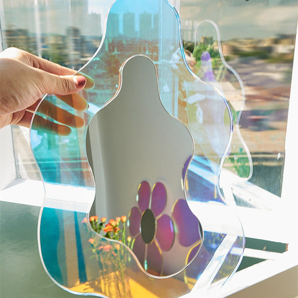 Rainbow Irregular Shapes Acrylic Mirror