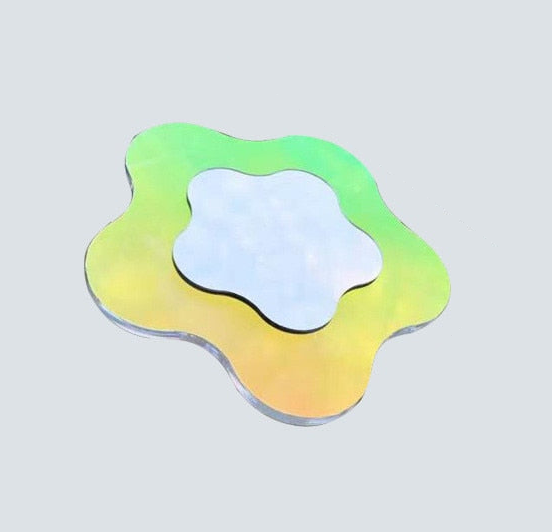 Rainbow Irregular Shapes Acrylic Mirror