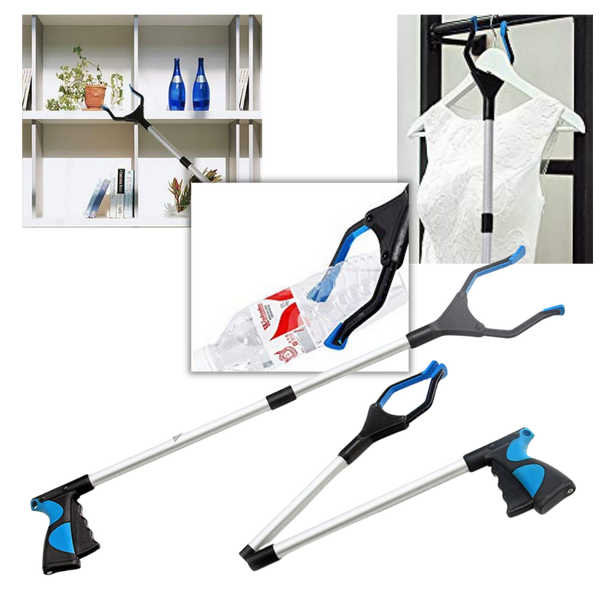 Rotating Head Reacher Grabber Tool for Easy Ground Pickups