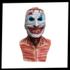 Realistic Halloween Double Layer Horror Mask With Clear Visibility