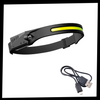 Rechargeable LED Headlamp With 350 Lumen Dual Beam For Nighttime Activities