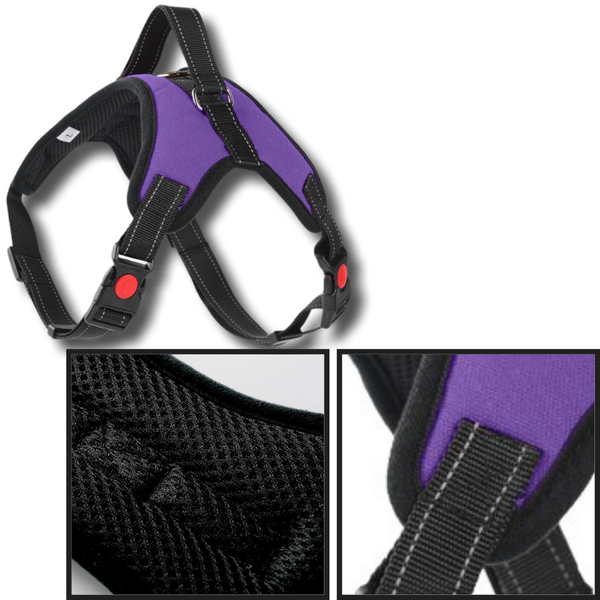 Saddle Style Reflective Dog Harness With Adjustable Straps