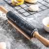 Cool Smooth Marble Rolling Pin for Baking Pastry and Dough