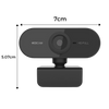 Rotating Full HD USB Webcam With Built In Microphone For Clear Video Calls