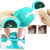 Rotating Windmill Cat Toy With Self Grooming Brush For Active Play