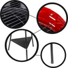 Portable Round Charcoal Grill For Easy Outdoor Barbecue