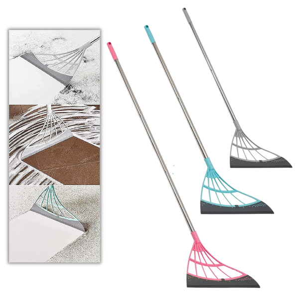 Adjustable Telescopic Rubber Sweeper For Easy Floor And Window Cleaning