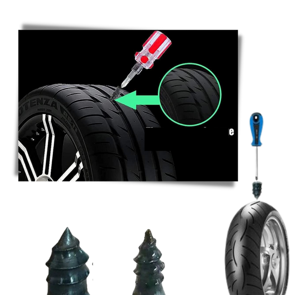 Self Sealing Tire Repair Nails For Quick Puncture Fix On The Go