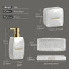 Luxury Pearl 3 Piece Bathroom Accessory Set For Elegant Decor