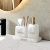 Luxury Pearl 3 Piece Bathroom Accessory Set For Elegant Decor
