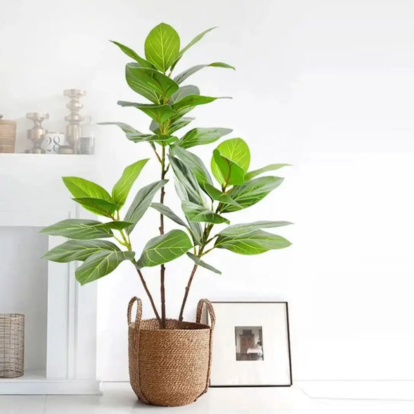 Realistic Faux Fig Branches With Leaves Indoor Outdoor Decor