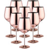 Premium Stainless Steel 8 Piece Glassware Set For Home Bar And Kitchen