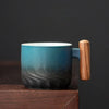 Milano Ceramic Mug Classic Curves Glazed Finish Heat Retaining