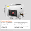 Portable Ultrasonic Cleaner With Stainless Steel Tank For Jewelry And Tools