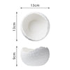 Sculptural Ceramic Serving Bowl For Modern Dessert Table And Home Decor