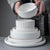 Ribbed Texture 25 Piece Dinnerware Set For Elegant Dining And Entertaining