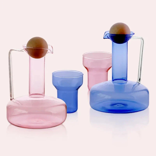 Bubble Spout Glass Kettle Set