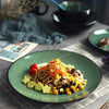 Coimbra Glaze 5 Piece Dinnerware Set Microwave Dishwasher Safe Ceramic Tableware
