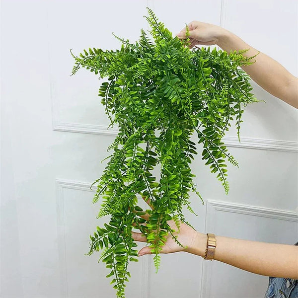 Artificial Faux Plant Vines Realistic Greenery Wall Shelf Home Decor