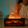 Fireplace Aroma Diffuser Humidifier With Flame Effect And Remote Control