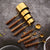Rustic Elegant 8-Piece Measuring Spoon Set For Baking Kitchen Decor