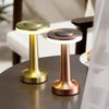 Modern Chrome Table Lamp For Bedroom Nightstand Desk Lighting