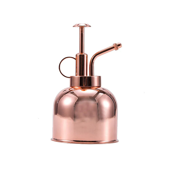 Premium Brass Gold Plant Spray Bottle Decorative Botanical Mist Sprayer