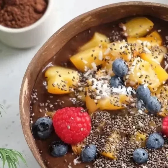 Handmade Coconut Shell Bowl And Spoon Set For Natural Kitchen Serving