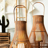 Indoor Outdoor Flameless Candlestick Floor Lantern With Flickering Led