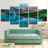 Nature Landscape 5 Piece Canvas Wall Art Premium Home Decor