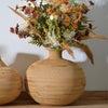 Handcrafted Natural Rattan Vase For Modern Home Flower Display