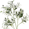 Lifelike Faux Olive Branches For Mediterranean Home Decor