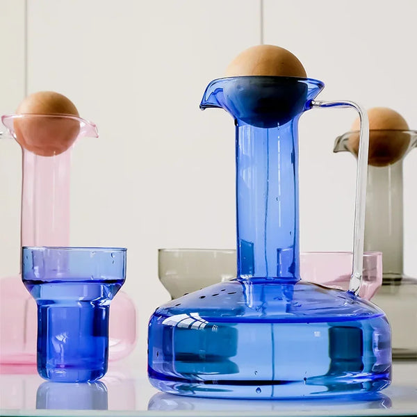 Bubble Spout Glass Kettle Set