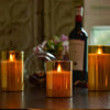 Flameless Candle 3 Piece Set With Remote And Automatic Timer