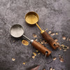 Rustic Elegant 8-Piece Measuring Spoon Set For Baking Kitchen Decor