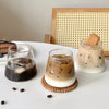 Sculpted Modern Crystal Drinking Glasses For Coffee And Whiskey