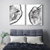 Natural Rustic Tree Stump Canvas Wall Art With Tree Rings For Home Decor