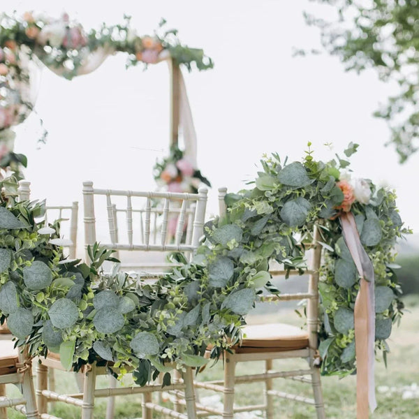 Faux Eucalyptus Garland Artificial Greenery Versatile Home Decor Set