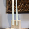 Natural Travertine Candle Holder For Elegant Home Table Decor