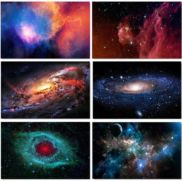 Custom Nebula Canvas Wall Art Cosmic Universe Print Home Decor