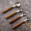 Rustic Elegant 8-Piece Measuring Spoon Set For Baking Kitchen Decor