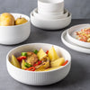Ribbed Texture 25 Piece Dinnerware Set For Elegant Dining And Entertaining